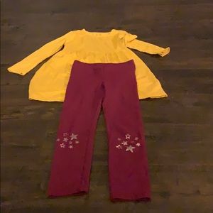 old navy dress with leggings